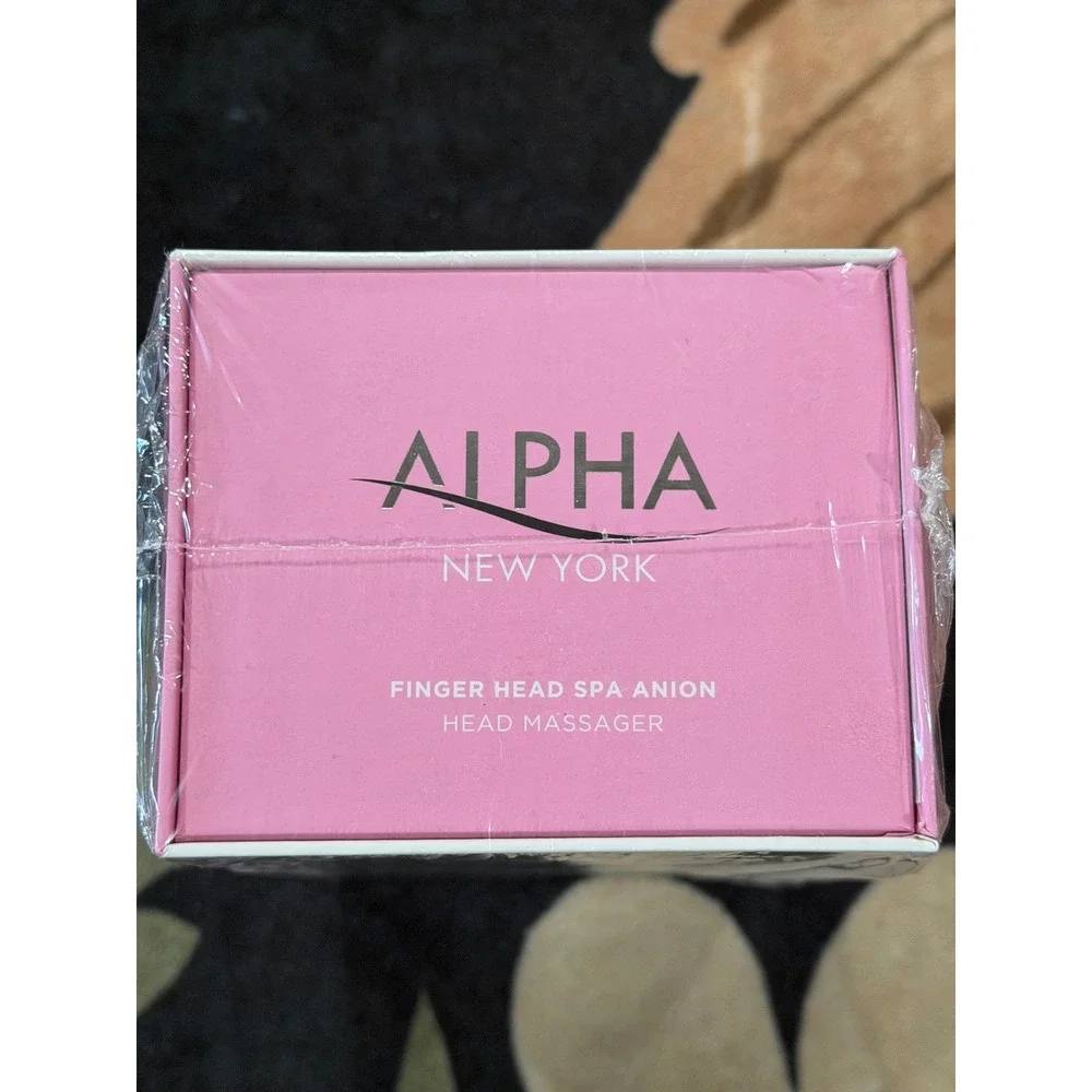 Alpha New York Finger Head Spa Anion Head Massager Scalp Care Tool New Sealed‎